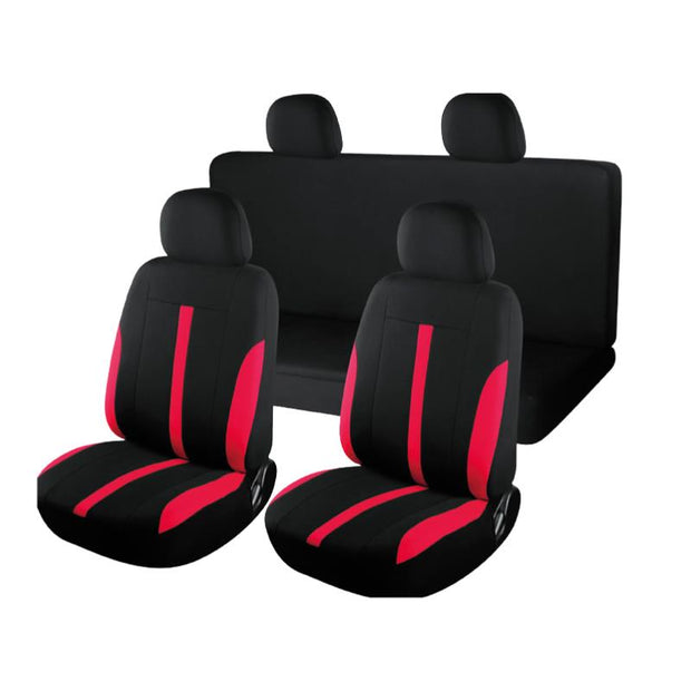 FUNDA DE ASIENTO PARA COCHE NEGRO-ROJO FARGO TOOLS