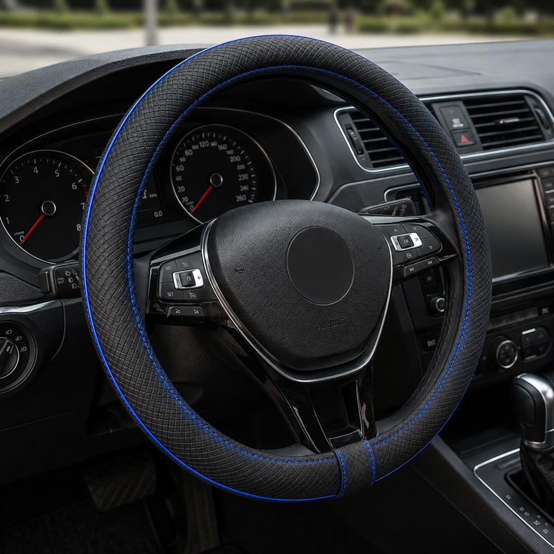FUNDA PARA VOLANTE NEGRA-AZUL FARGO TOOLS 38CM