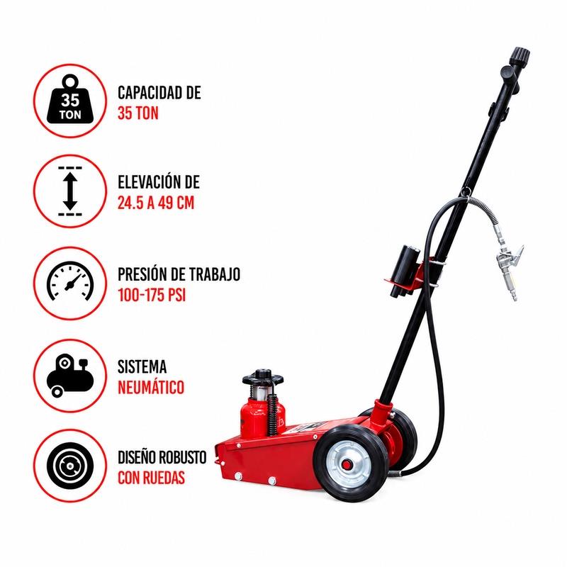 GATO NEUMÁTICO FARGO TOOLS 35 TON