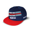 SPARCO CAP FLAT VISOR MARTINI-R