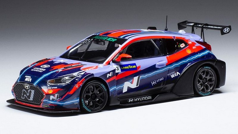 2021 Hyundai Veloster Nº3 Tom Chilton ETCR 1:43 IXO Models GTM161DLQ