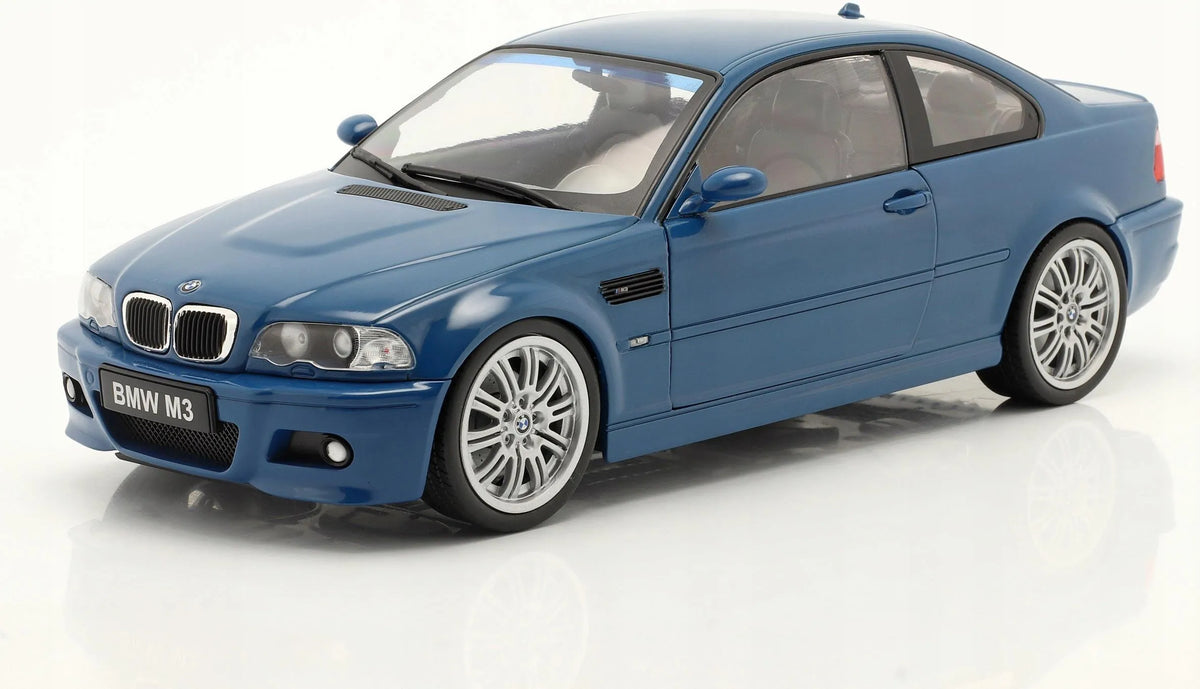 2000 BMW M3 E46 COUPE LAGUNA BLUE 1:18 S1806502