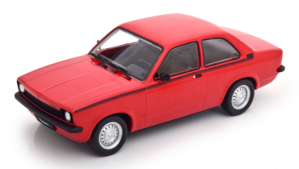 1973 Opel Kadett C Junior Rojo/Negro 1:18 KK-Scale KKDC180672