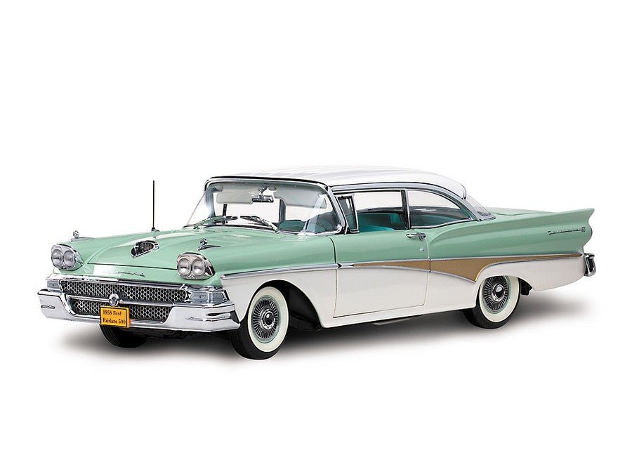 1958 Ford Fairlane 500 Hardtop Turquesa/Beige 1:43 NEO Scale Models 47268