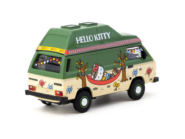 1979 Volkswagen T3 Van Hello Kitty Camping 164 Tarmac T64S-001-HK