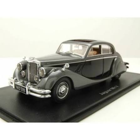 1950 Jaguar Mk V Gris/Negro 1:43 NEO Scale Models 49599