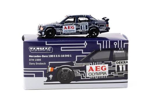1989 Mercedes-Benz 190 E 2.5-16 Evo 1 Nº11 Dany Snobeck DTM 1:64 Tarmac T64G-057-89DTM11