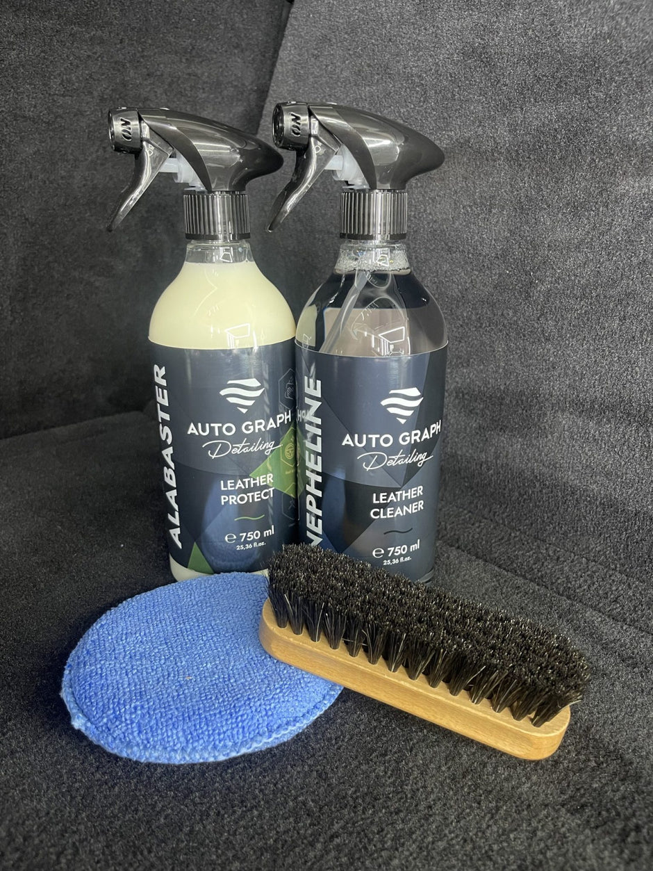 KIT Limpieza y cuidado del cuero (750ml) – AUTO GRAPH