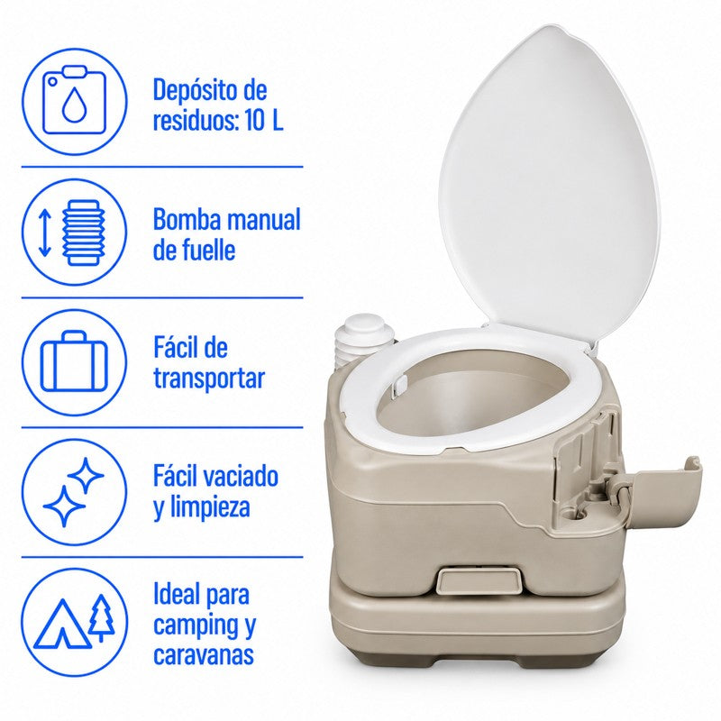 INODORO QUÍMICO PORTÁTIL SERIE 500 BENOTTI 10 LITROS