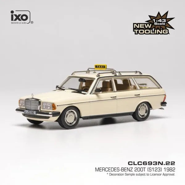1979 Taxi Mercedes 200T (S123) Beige 1:43 IXO Models CLC693N.22