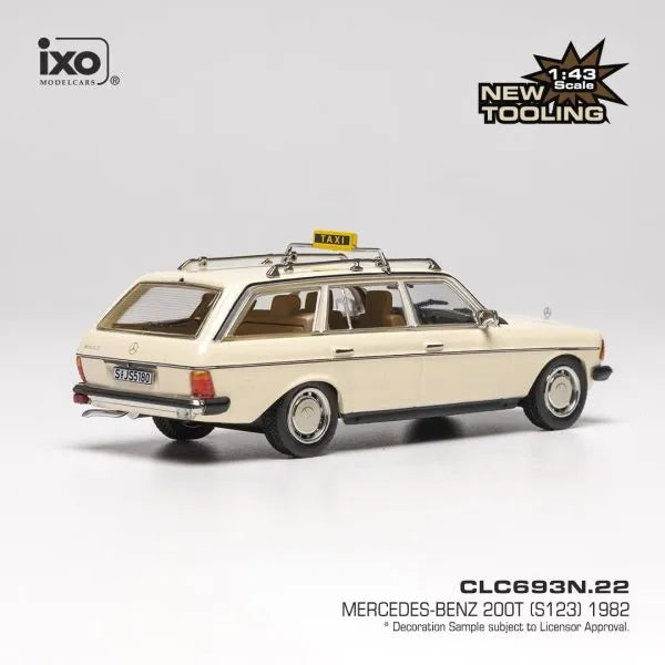 1979 Taxi Mercedes 200T (S123) Beige 1:43 IXO Models CLC693N.22