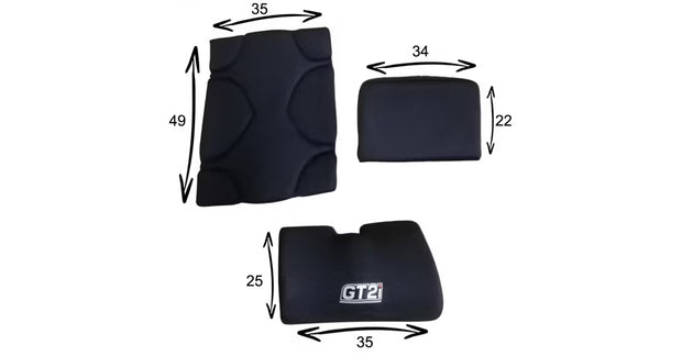 KIT DE COJINES ASIENTO Y RESPALDO GT2I BAQUET RACE-02L