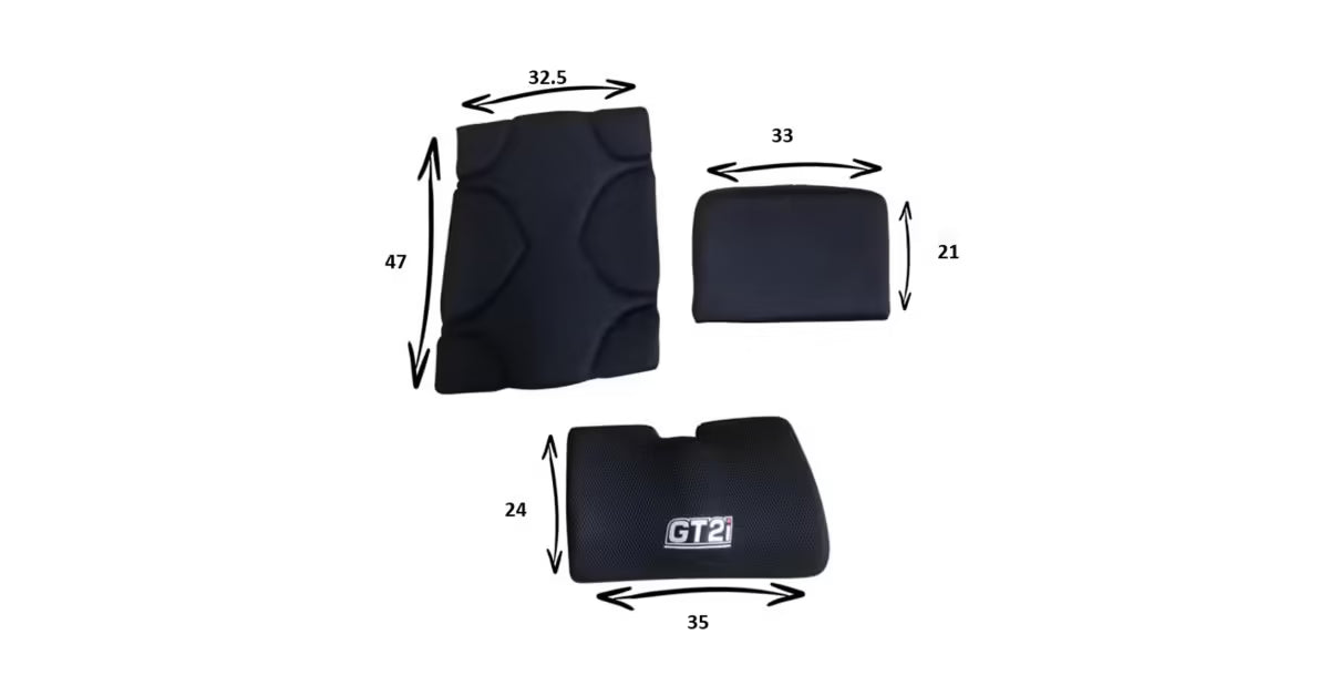 KIT DE COJINES ASIENTO Y RESPALDO GT2I ASIENTO RACE-02M