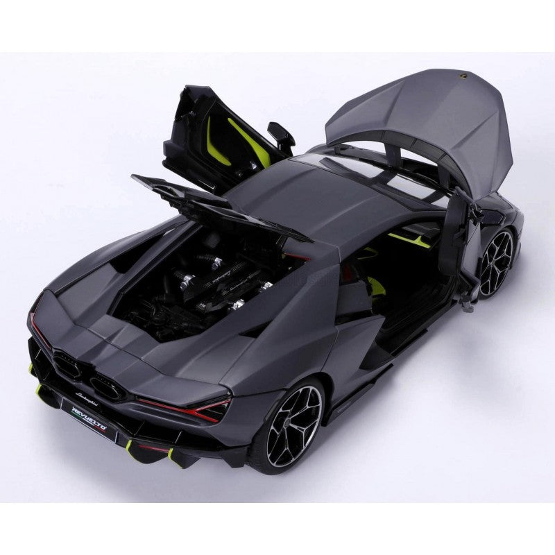 2023 Lamborghini Revuelto Hybrid Gris Mate 1:18 Maisto 31463-06488