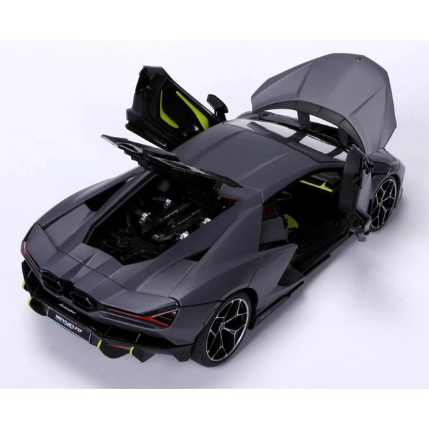 2023 Lamborghini Revuelto Hybrid Gris Mate 1:18 Maisto 31463-06488