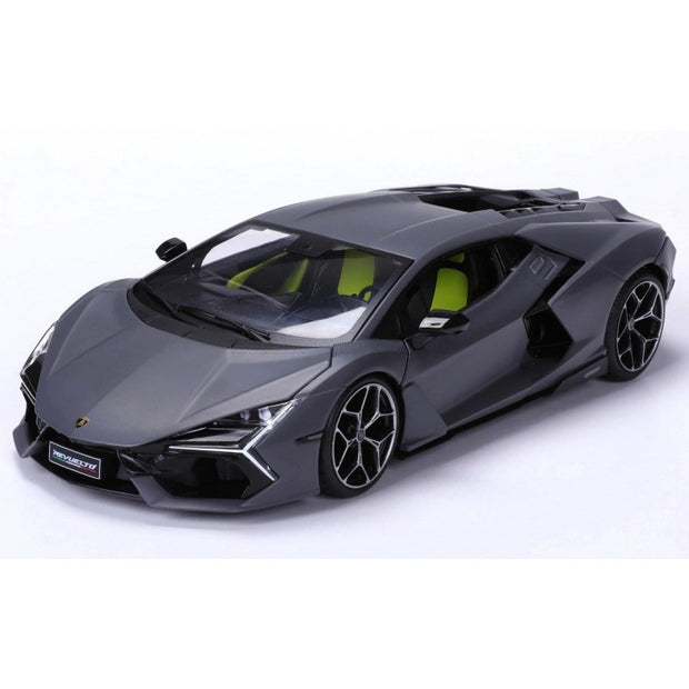 2023 Lamborghini Revuelto Hybrid Gris Mate 1:18 Maisto 31463-06488