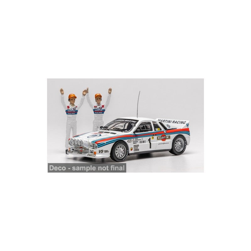 1983 Lancia 037 Rally Evo Nº1 W.Röhrl/C.Geistdörfer Ganadores Rally Montecarlo + Figuras 1:43 IXO Models SPRM002-83