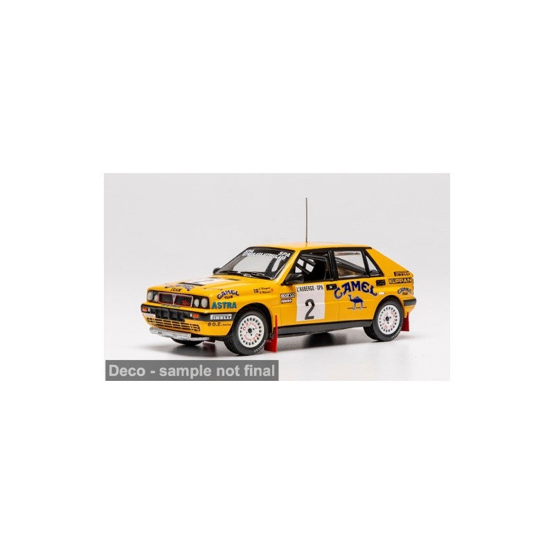 1989 Lancia Delta Integrale 16V Nº2 S.Blomqvist/B.Melander Rally Boucles de Spa 1:43 IXO Models RAC473SB-010SP