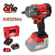 PISTOLA IMPACTO 20V 850NM ONLY ONE AICER (1X 4.0AH)