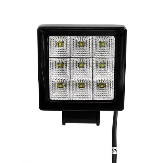 FARO DE TRABAJO - CUADRADO 16X3W LED 48W 10-32V FLOOD, PERFORMANCE SERIES