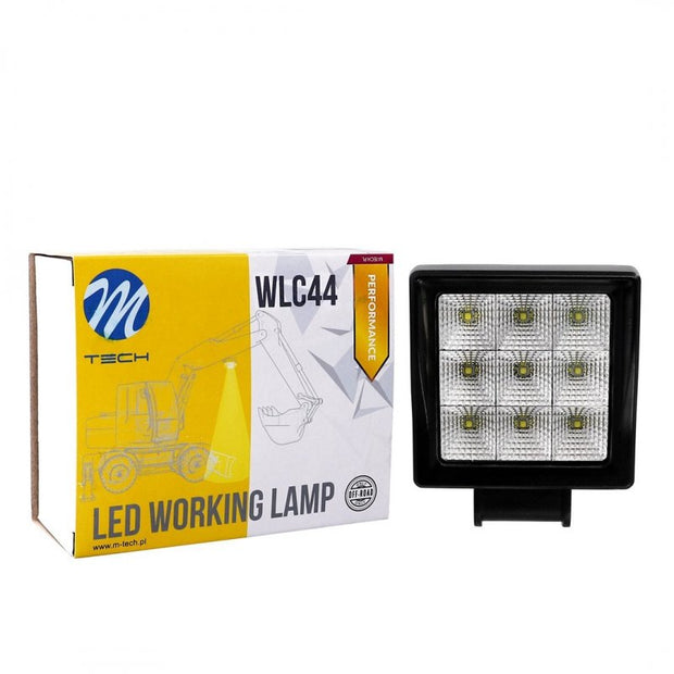 FARO DE TRABAJO - CUADRADO 16X3W LED 48W 10-32V FLOOD, PERFORMANCE SERIES