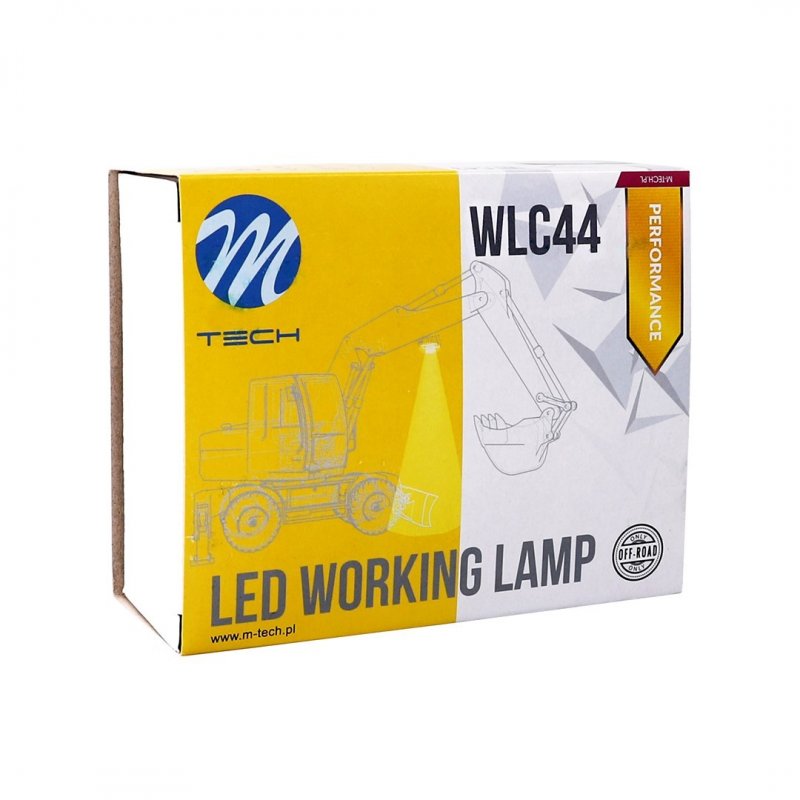 FARO DE TRABAJO - CUADRADO 9X5W CREE 45W 10-32V FLOOD, PERFORMANCE SERIES
