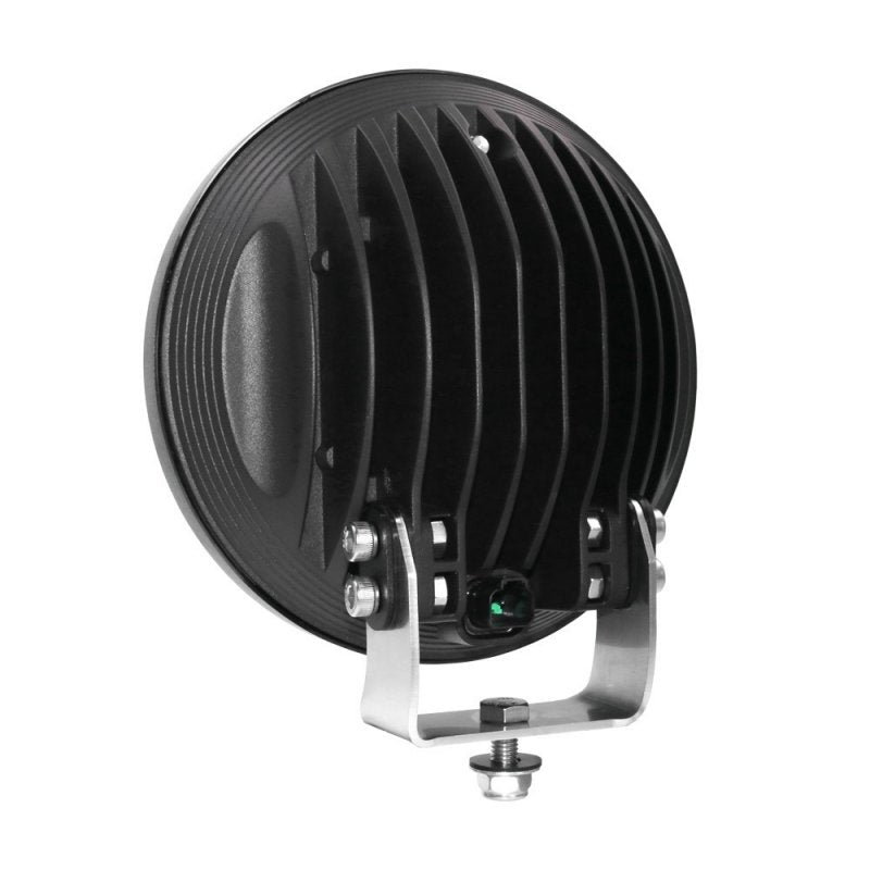 FARO LARGO ALCANCE - SOPORTE LATERAL, REDONDO NEGRO, CREE 72W 9
