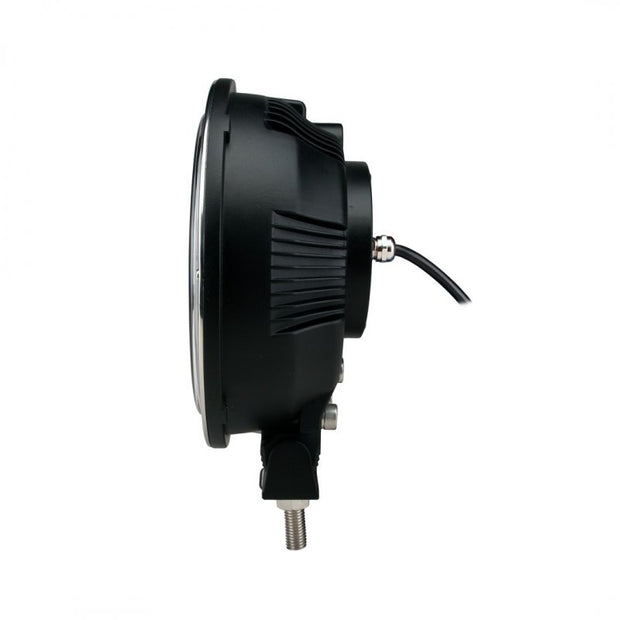 FARO LARGO ALCANCE - SOPORTE LATERAL, REDONDO CROMADO, CREE 70W 9" 2.º GEN.