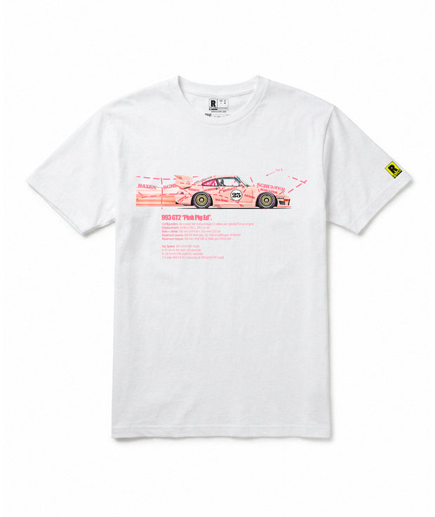 Camiseta 993 GT2 “Pink Pig FanArt Ed”