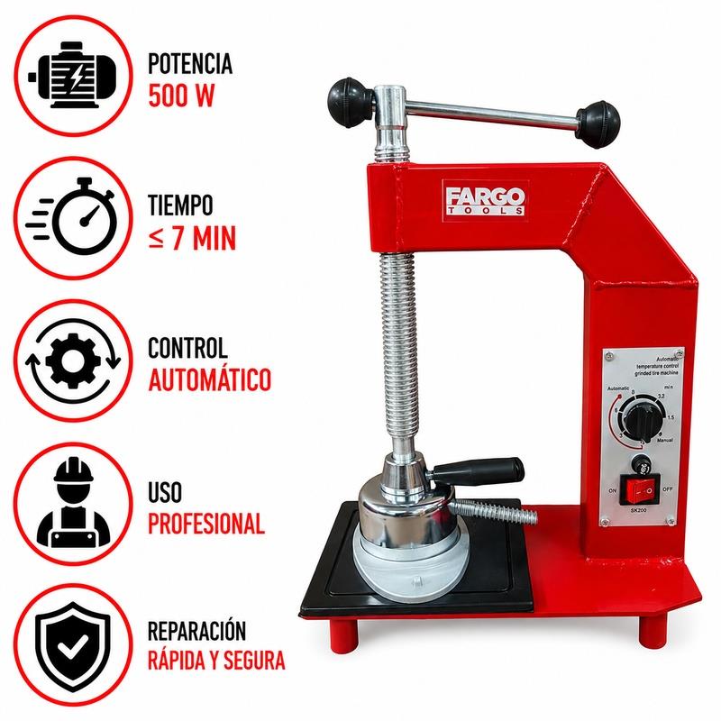 MAQUINA DE VULCANIZACION NEUMATICOS FARGO TOOLS