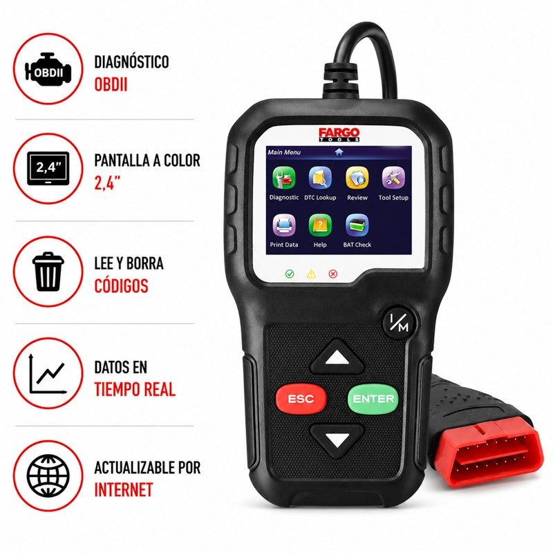 MAQUINA DIAGNOSIS OBD2 FARGO TOOLS