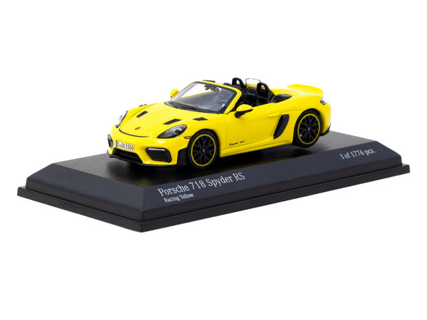2021 Porsche 718 Spyder RS Amarillo Racing Edición Limitada 164 Minichamps-Tarmac T64MC-008-RY