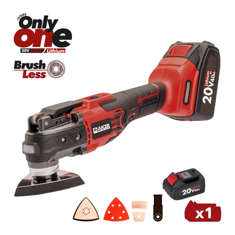 MULTIHERRAMIENTAS SIN CARBONES 20V ONLY ONE