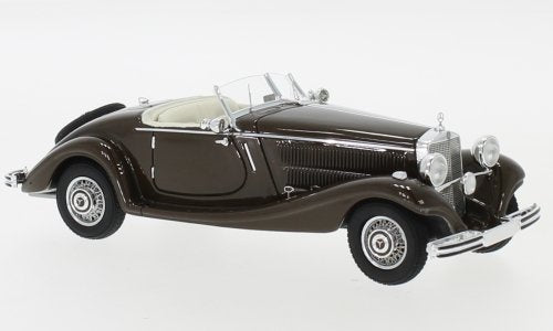 1937 Mercedes-Benz 290 Roadster (W18) Marrón Oscuro 1:43 NEO Scale Models 45013