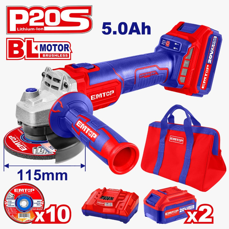 KIT AMOLADORA BATERÍA EMTOP