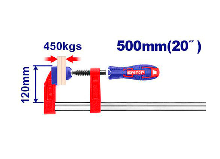 SARGENTO DE APRIETE EMTOP 120MM