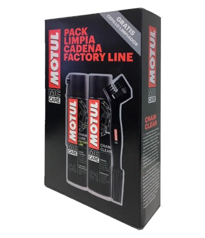 MOTUL PACK LIMPIA CADENA FACTORY LINE C1+C4