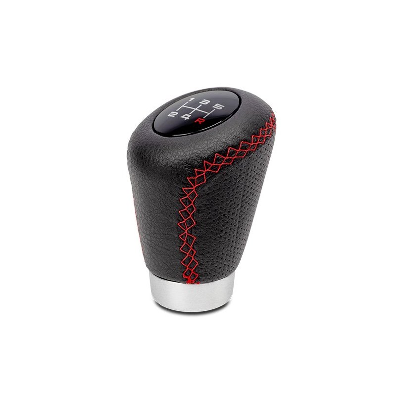 POMO TIPO SPORT UNIVERSAL NEGRO COSTURA ROJA