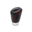 POMO TIPO SPORT UNIVERSAL NEGRO COSTURA ROJA
