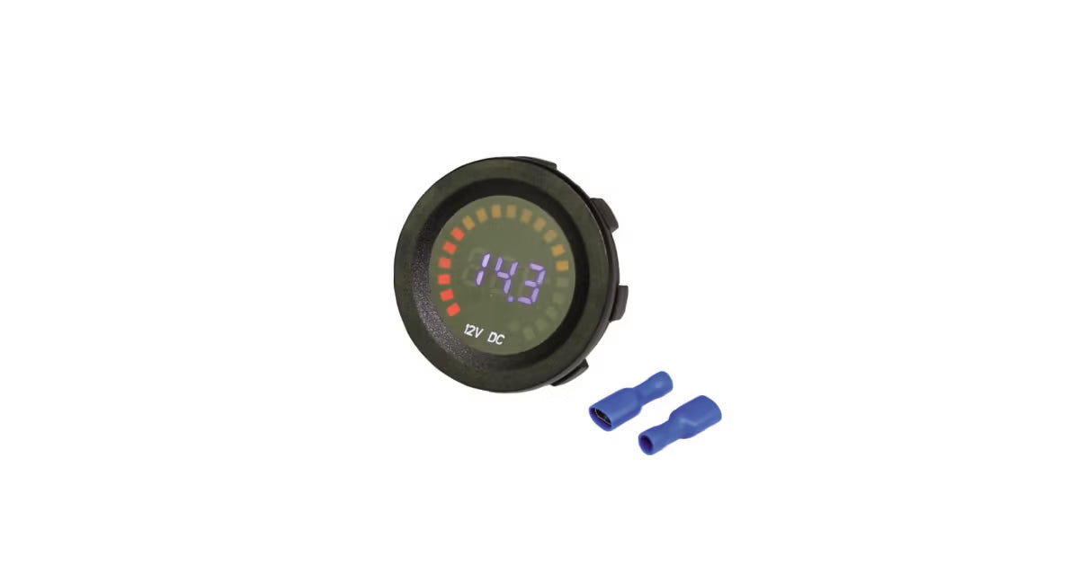 PANTALLA VOLTAJE BATERÍA 12V