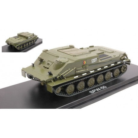 1952 Transporte Anfibio de Tropas Panzer SPW-50 NVA Verde 1:43 Premium ClassiXXs PCL47101