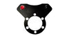 PLATINA PARA VOLANTE ALUMINIO 2MM 2 PULSADORES