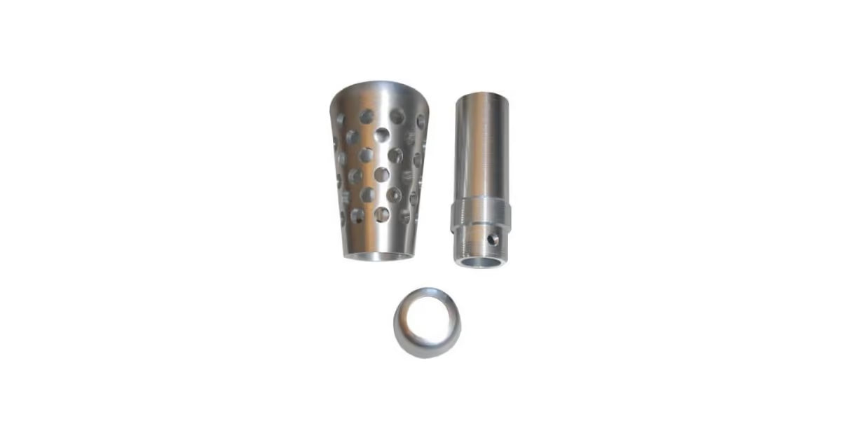 POMO ALU F2000 PLATA 90MM GT2I