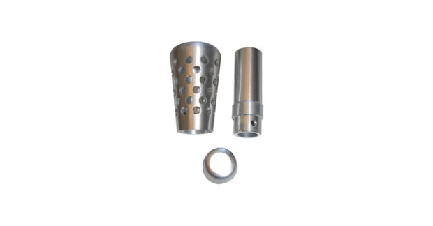 POMO ALU F2000 PLATA 90MM GT2I