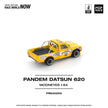 1975 Datsun 620 Pandem Pick Up Mooneyes Amarillo/Negro 164 Pop Race PR640250