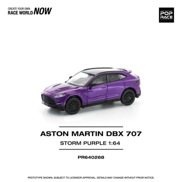 2019 Aston Martin DBX 70 Morado Tormenta 164 Pop Race PR640268