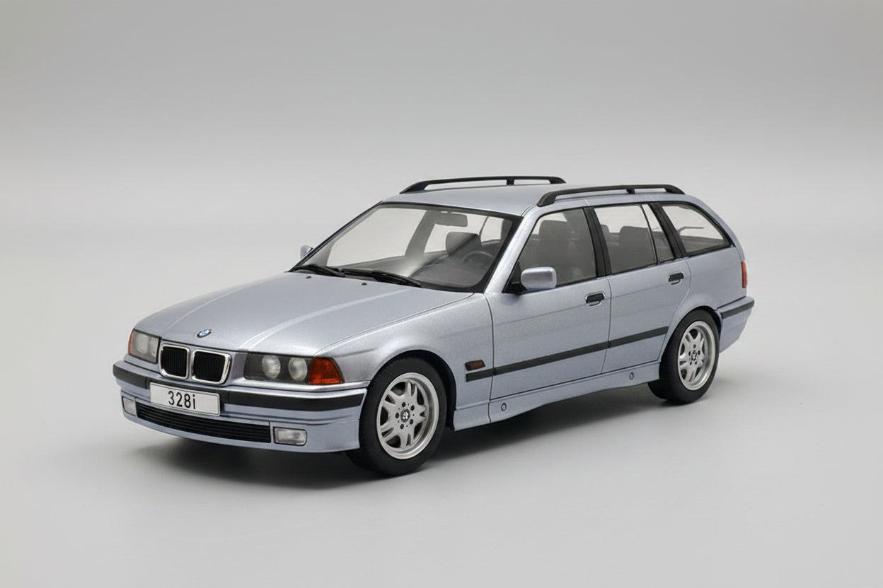 1995 BMW Serie 3 (E36) Touring Azul Claro Metalizado 1:18 MC Group 18365