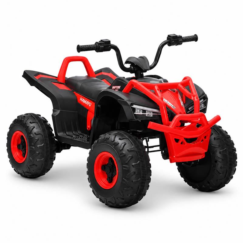 QUAD ELÉCTRICO INFANTIL ROJO 12 V 7 AH 2 MOTORES