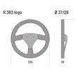 SPARCO STRWHL 383 SPARCO LOGO SUEDE BLACK