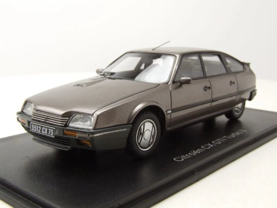 1986 Citroen CX GTi Turbo 2 Gris Metalizado 1:43 NEO Scale Models 45512